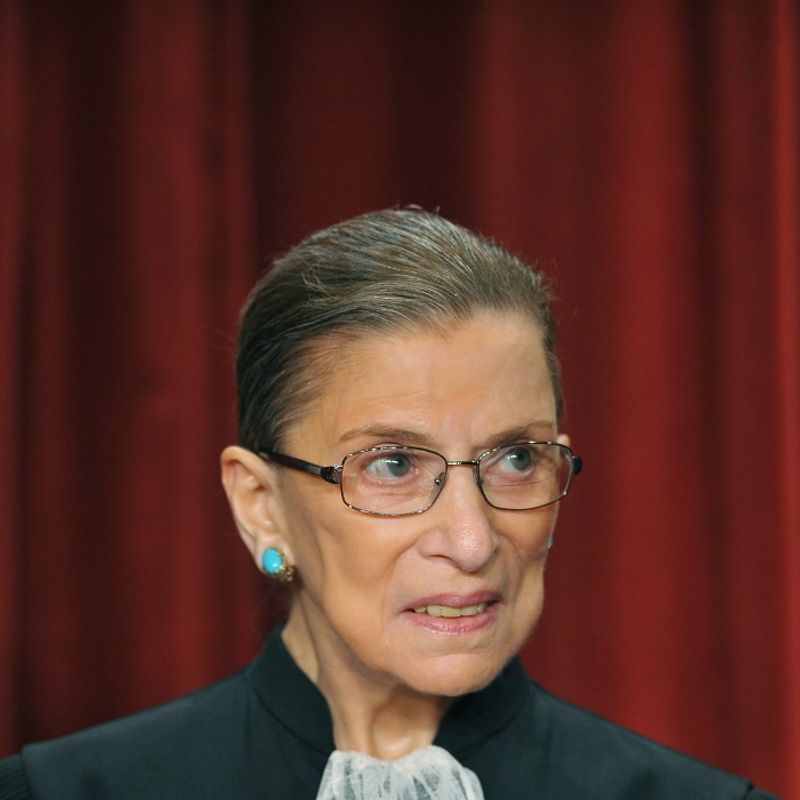 (FILES) In this file photo taken on September 29, 2009 US Supreme Court Justice Ruth Bader Ginsburg poses during a group photo in the East Conference Room of the Supreme Court in Washington, DC. - Progressive icon and doyenne of the US Supreme Court, Ruth Bader Ginsburg, has died at the age of 87 after a battle with pancreatic cancer, the court announced on September 18, 2020. Ginsburg, affectionately known as the Notorious RBG, passed away "this evening surrounded by her family at her home in Washington, DC," the court said in a statement. (Photo by Mandel NGAN / AFP)