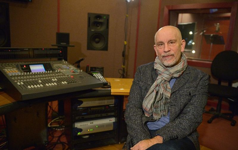 BOSTON, MA - DECEMBER 15: John Malkovich at a voice over recording session for Call of Duty: Advanced Warfares "Exo Zombies" mode, part of the Havoc DLC pack on December 15, 2014 in Boston, Massachusetts.   Paul Marotta/Getty Images for Activision/AFP
