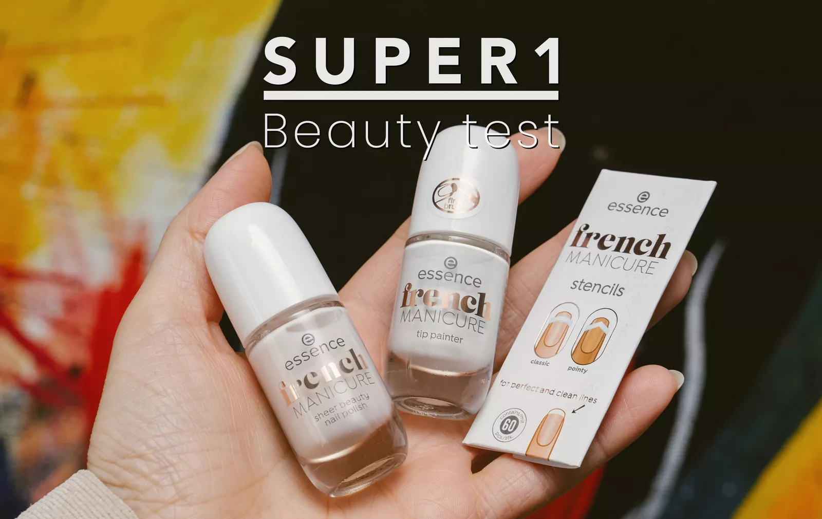 Essence French Manicure Stencils 01