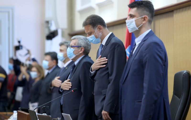 22.07.2020., Zagreb - Novoizabrani zastupnici okupili su se na konstituirajucoj sjednici 10. saziva Hrvatskog sabora.
Photo: Patrik Macek/PIXSELL