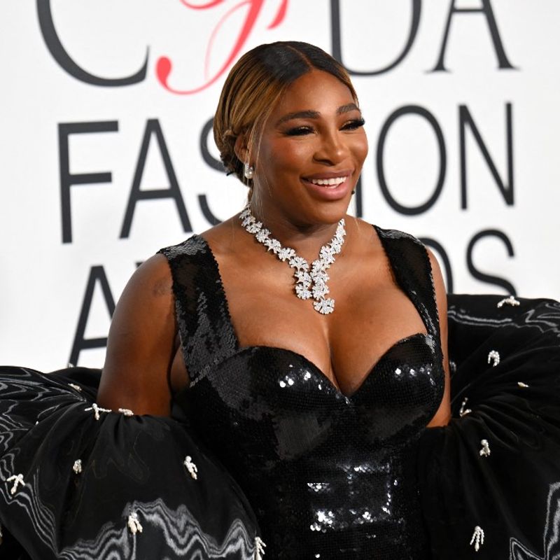 Former US tennis player Serena Williams attends the CFDA Fashion Awards at the American Museum of Natural History in New York on November 6, 2023. (Photo by ANGELA WEISS / AFP)