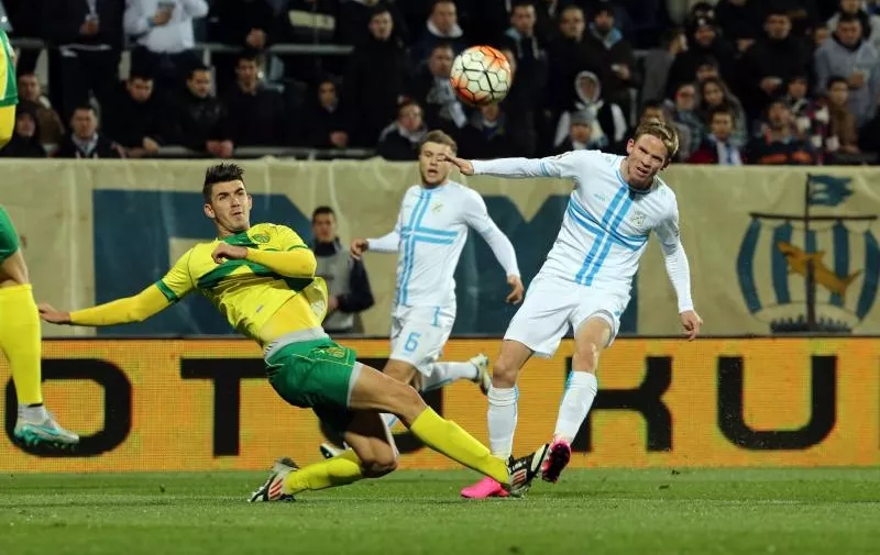 28.11.2015., stadion Rujevica, Rijeka - MAXtv 1. HNL, 18. kolo, HNK Rijeka - NK Istra 1961. Marin Tomasov. Photo: Goran Kovacic/PIXSELL