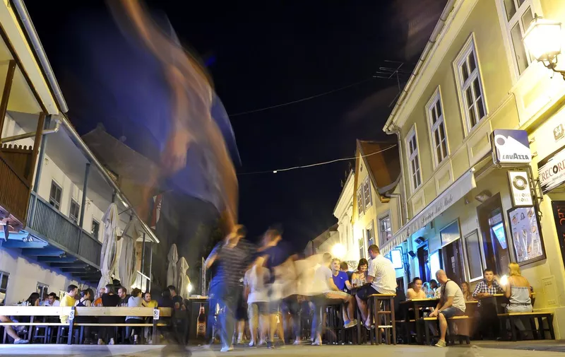 09.08.2014., Zagreb - Nocni zivot ljeti u Tkalcicevoj ulici."nPhoto: Nina Djurdjevic/PIXSELL