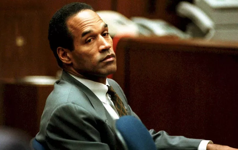 (FILES) O. J. Simpson sits in Superior Court in Los Angeles on December 8, 1994 during an open court session where Judge Lance Ito denied a media attorney's request to open court transcripts from a 07 December private meeting involving prospective jurors. Final selection of alternate jurors by attorneys in the double murder case is expected later this afternoon. Simpson has died at the age of 76, his family said on April 11, 2024. (Photo by POOL / AFP)