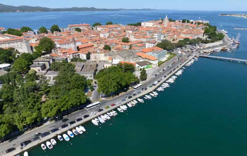 24.06.2015., Zadar -  Zadar iz zraka. Poluotok."nPhoto: Dino Stanin/PIXSELL