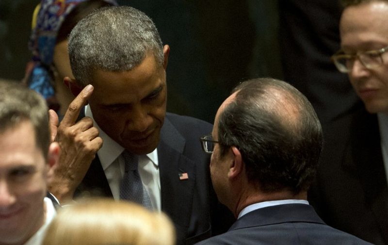 Barack Obama i Francois Hollande