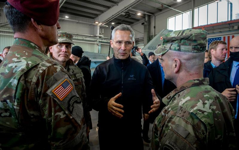 NATO Secretary General Jens Stoltenberg and the President of Poland, Duda meet with the troops at Military Airbase in Poland
Tapa military base, Tallinn, Estonia - 01 Mar 2022,Image: 665913127, License: Rights-managed, Restrictions: , Model Release: no, Credit line: Profimedia