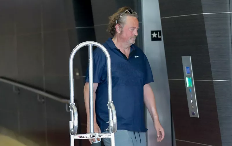 *EXCLUSIVE* Los Angeles, CA  -*Web Must Call For Pricing*  Last photos of Friends star Matthew Perry. Actor has passed away at age 54.    We last saw the beloved actor on October 3, 2023 looking exhausted as he was spotted at an office building.   

October 3, 2023

BACKGRID USA 28 OCTOBER 2023,Image: 817714463, License: Rights-managed, Restrictions: , Model Release: no, Pictured: Matthew Perry