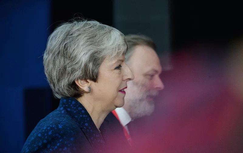5824406 21.03.2019 Britain's Prime Minister Theresa May arrives at the European Union summit, in Brussels, Belgium., Image: 421205584, License: Rights-managed, Restrictions: , Model Release: no, Credit line: Profimedia, Sputnik