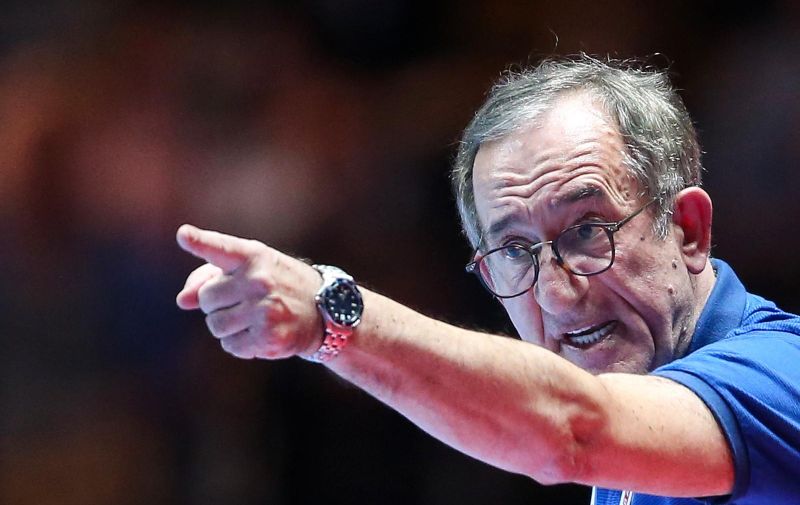 26.01.2020., Tele 2 Arena, Stockholm - Europsko rukometno prvenstvo, finale, Spanjolska - Hrvatska. 
Izbornik Hrvatske Rukometne Reprezentacije Lino Cervar. 
Photo: Luka Stanzl/PIXSELL