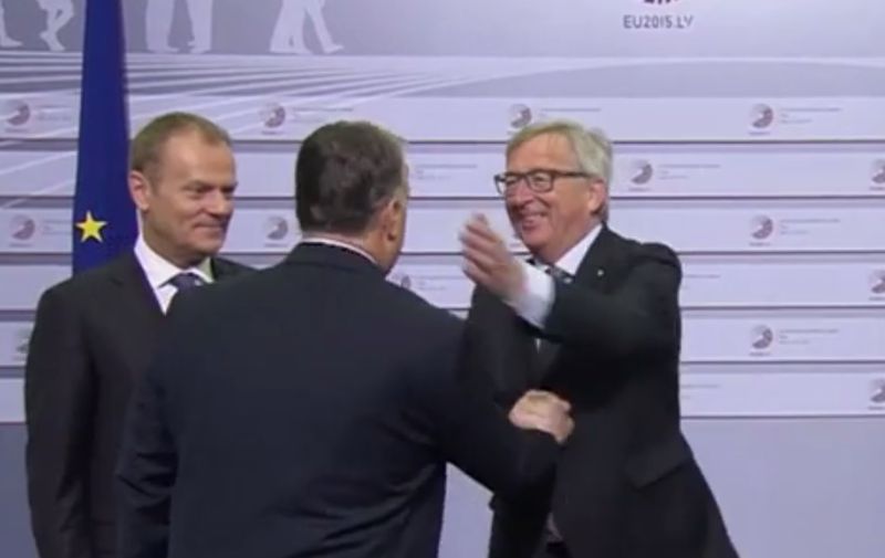 Jean-Claude Juncker i Viktor Orban