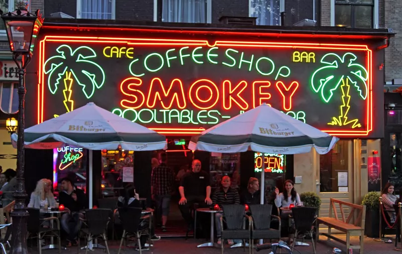 Smokey coffee shop in Amsterdam, Holland
Holland - Jul 2010,Image: 230937163, License: Rights-managed, Restrictions: , Model Release: no