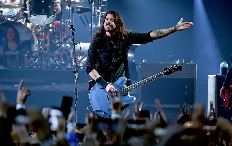 ATLANTA, GA - FEBRUARY 02: Dave Grohl of the Foo Fighters performs onstage at DIRECTV Super Saturday Night 2019 at Atlantic Station on February 2, 2019 in Atlanta, Georgia.   Theo Wargo/Getty Images for DIRECTV/AFP