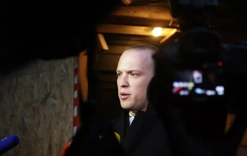 06.02.2017., Zagreb - Tomislav Saucha odlazi iz DORH-a nakon davanja iskaza u svezi spornih putnih naloga u SDP-u. 
Photo: 