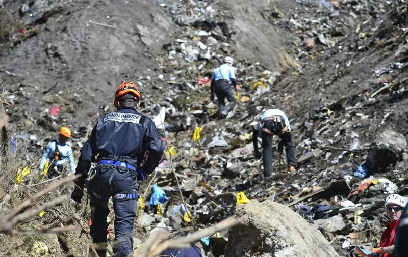 Istražitelji na mjestu pada Germanwingsova aviona