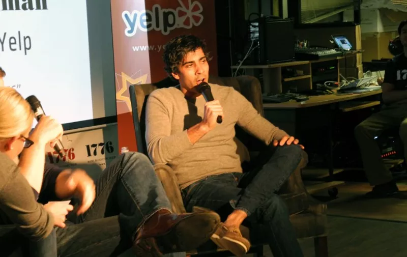 Yelp founder and CEO Jeremy Stoppelman speaks on October 30, 2014 in Washington,DC. AFP PHOTO/ROB LEVER / AFP / Rob LEVER