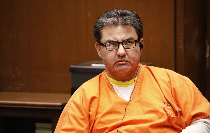 Naason Joaquin Garcia, the leader of a Mexico-based evangelical church with a worldwide membership of more than 1 million appeared for a bail review hearing in Los Angeles Superior Court on July 15, 2019. - He is charged with crimes including forcible rape of a minor, conspiracy and extortion. (Photo by Al Seib / POOL / AFP)