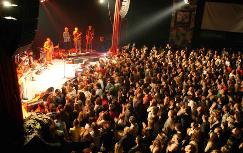 16.10.2010., Zagreb - Grupa Jinx je napunila zagrebacki klub Boogaloo s novim i starim hitovima. Odrzani koncert bio je u sklopu promocije novog albuma Dixieland.r"n Foto:Sinisa Kanizaj/PIXSELL