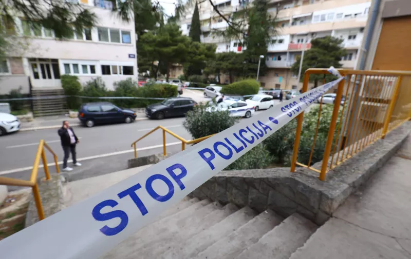 11.04.2023., Split - Malo prije 16 sati doslo je do pucnjave na splitskim Skalicama gdje je ranjena jedna osoba. Photo: Miroslav Lelas/PIXSELL