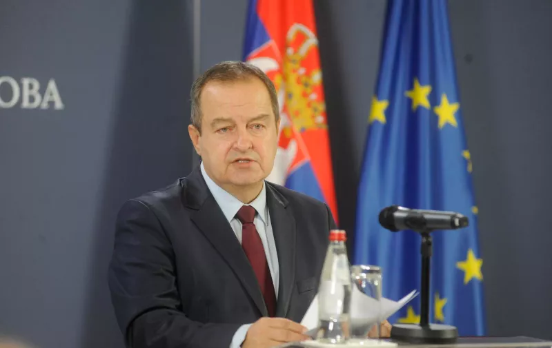 26, October, 2023, Belgrade - First Vice-President of the Government of the Republic of Serbia and Minister of Foreign Affairs Ivica Dacic awarded diplomas to the participants of the Diplomatic Academy. Ivica Dacic. Photo: M.A./ATAImages

26, oktobar, 2023, Beograd - Prvi potpredsednik Vlade Republike Srbije i ministar spolјnih poslova Ivica Dacic dodelio je diplome polaznicima Diplomatske akademije. Photo: M.A./ATAImages Photo: M.A./ATAImages/PIXSELL