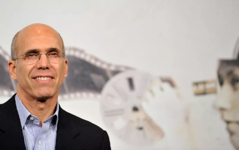 US producer Jeffrey Katzenberg poses during the photocall of "Rise of the Guardians"  on November 13, 2012 during the VIIth edition of Rome film festival. "Mai Morire is a film by director Enrique Rivero. AFP PHOTO / TIZIANA FABI / AFP PHOTO / TIZIANA FABI