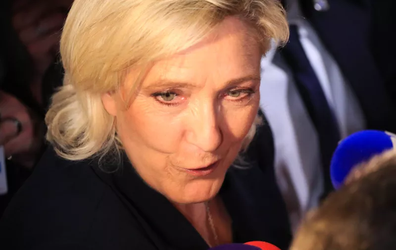 Election evening of Marine le Pen, for the legislative elections, in her stronghold in Henin Beaumont, June 30, 2024//GREUEZFRANCOIS_GREUEZ0079/Credit:FRANCOIS GREUEZ/SIPA/2406302254,Image: 886058509, License: Rights-managed, Restrictions: , Model Release: no