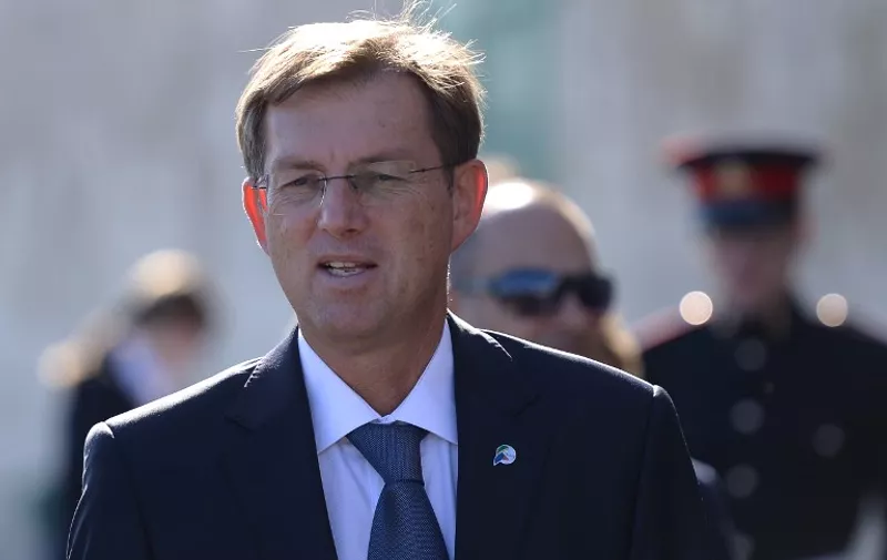 Slovenia's Prime minister Miro Cerar leaves after the European Union - Africa Summit on Migration at the Meditterranean Conference Center, on November 12, 2015 in La Valletta. EU leaders attending a summit with their African counterparts today approved a 1.8-billion-euro trust fund for Africa aimed at tackling the root causes of mass migration to Europe. AFP PHOTO / FILIPPO MONTEFORTE / AFP / FILIPPO MONTEFORTE