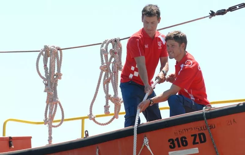 20.07.2012., Zadar - Zadarski jedrilicari Sime Fantela i Igor Marenic u srijedu putuju u London na Olimpijske igre. 
Photo: 