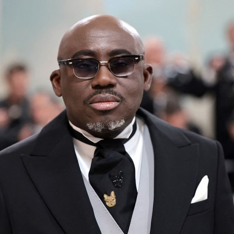 NEW YORK, NEW YORK - MAY 01: Edward Enninful attends The 2023 Met Gala Celebrating "Karl Lagerfeld: A Line Of Beauty" at The Metropolitan Museum of Art on May 01, 2023 in New York City.   Jamie McCarthy/Getty Images/AFP (Photo by Jamie McCarthy / GETTY IMAGES NORTH AMERICA / Getty Images via AFP)