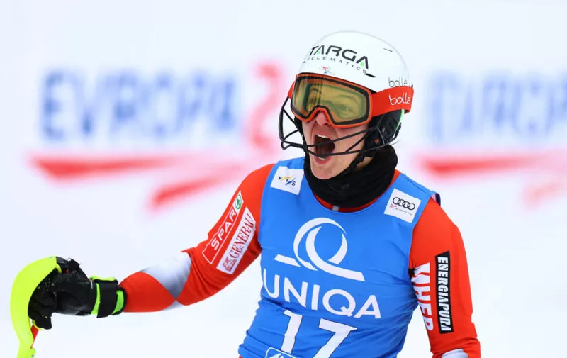 Alpine Skiing - FIS Alpine Ski World Cup - Women's Slalom - Spindleruv Mlyn, Czech Republic - January 29, 2023
Croatia's Zrinka Ljutic in action during the Women's Slalom REUTERS/Lisi Niesner