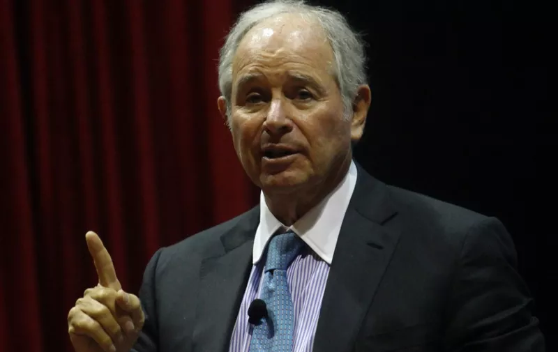 Blackstone Group CEO and co-founder Steve Schwarzman speaks during an interactive session with students at Indian Institute of Technology Bombay (IIT-B) on March 04, 2020 in Mumbai, India. (Photo by Himanshu Bhatt/NurPhoto) (Photo by Himanshu Bhatt / NurPhoto / NurPhoto via AFP)