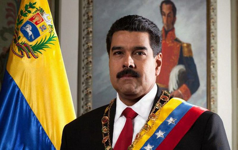 90110139. Caracas, 10 Ene 2019 (Notimex-Especial).- El presidente de Venezuela, Nicolás Maduro, prestó hoy juramento para un segundo mandato de seis años ante el Tribunal Supremo de Justicia, durante una ceremonia en la que asistieron los presidentes de Bolivia, Cuba, El Salvador y Nicaragua, así como delegados de otros países aliados.
NOTIMEX/FOTO/ESPECIAL/COR/POL/, Image: 406418718, License: Rights-managed, Restrictions: , Model Release: no, Credit line: Profimedia, Newscom