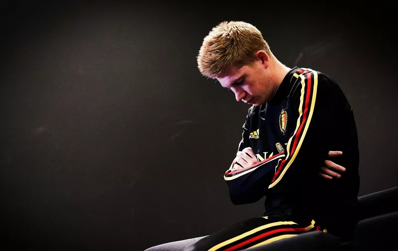 November 12, 2017 - Tubize, BELGIUM - Belgium's Kevin De Bruyne pictured ahead of a training session of Belgian national soccer team Red Devils, Sunday 12 November 2017, in Tubize. The team will be playing a friendly game against Japan on 14th November. BELGA PHOTO BRUNO FAHY, Image: 355170681, License: Rights-managed, Restrictions: * Belgium, France, Germany, Luxembourg and Netherlands Rights OUT *, Model Release: no, Credit line: Profimedia, Zuma Press - News