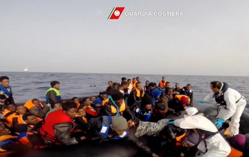 In this video grab released by the Italian Coast Guard (Guardia Costiera) on April 22, 2015 coast guard personnel take part in an operation to rescue shipwrecked migrants on April 20, off the coast of Sicily. European governments came under increasing pressure to tackle the Mediterranean&#8217;s migrant crisis ahead of an emergency summit, as harrowing [&hellip;]