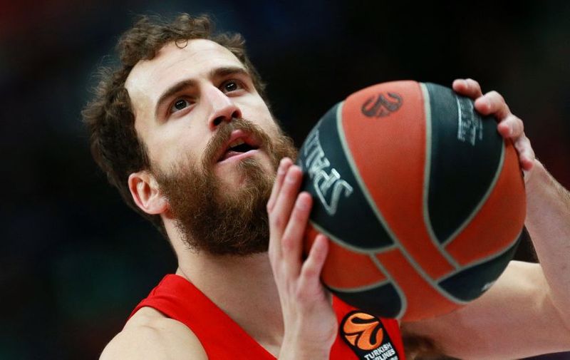 5459869 21.03.2018 CSKA&#8217;s Sergio Rodriguez during the 2017-18 Euroleague Basketball regular season match between CSKA Moscow (Russia) and Olympiacos Piraeus (Greece)., Image: 366560892, License: Rights-managed, Restrictions: , Model Release: no, Credit line: Profimedia, Sputnik