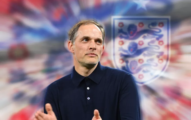 FOTOMONTAGE: Thomas TUCHEL wird offenbar Trainer der englischen Nationalmannschaft ARCHIVFOTO. *** PHOTO ASSEMBLY Thomas TUCHEL apparently becomes coach of the England national team ARCHIVE PHOTO