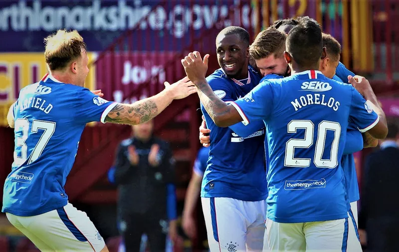 Motherwell v Rangers Scottish Premiership 27/09/2020. GOAL 0-4 Cedric Itten Rangers gets his first of the game during the Scottish Premiership match between Motherwell and Rangers at Fir Park, Motherwell, Scotland on 27 September 2020. Motherwell Fir Park Lanarkshire Scotland Editorial use only DataCo restrictions apply See www.football-dataco.com PUBLICATIONxNOTxINxUK , Copyright: xChrisxMcCluskiex PSI-10683-0052