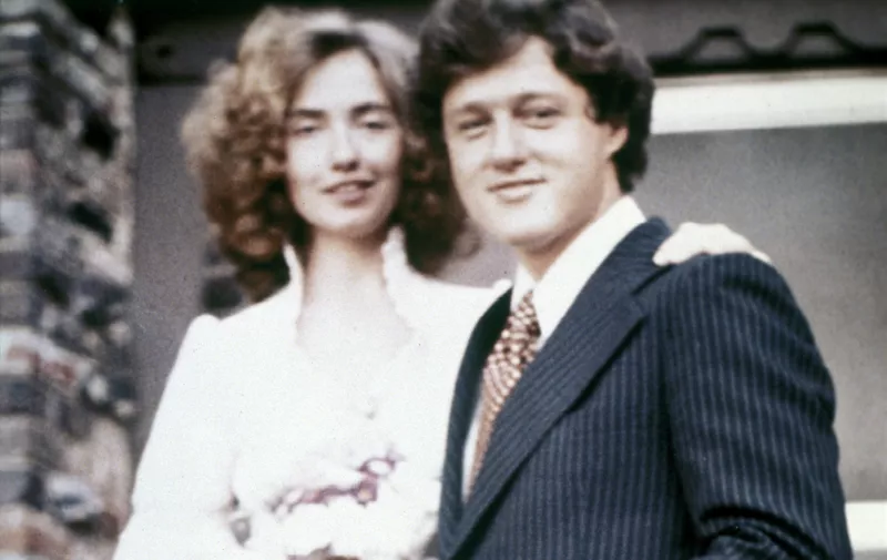 1975, Little Rock, Arkansas, USA: William Jefferson "Bill" Clinton, circa 1979 (born William Jefferson Blythe III on August 19, 1946) was the 42nd President of the United States, serving from 1993 to 2001. Before his election as President, Clinton served nearly 12 years as the 50th and 52nd Governor of Arkansas. His wife, Hillary Rodham Clinton, is the junior United States Senator from New York, where they both reside. Clinton founded and heads the William J. Clinton Foundation On January 22, 2007, with three simple words "I'm in", Hillary Clinton launched her presidential campaign.///Bill and Hillary Clinton on wedding day., Image: 19970455, License: Rights-managed, Restrictions: , Model Release: no, Credit line: Profimedia, Polaris