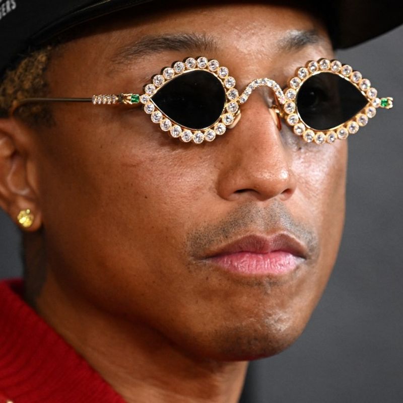 US rapper and producer Pharrell Williams arrives for the 65th Annual Grammy Awards at the Crypto.com Arena in Los Angeles on February 5, 2023. (Photo by Robyn BECK / AFP)