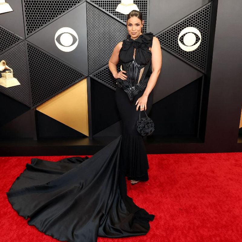 LOS ANGELES, CALIFORNIA - FEBRUARY 04: Jordin Sparks attends the 66th GRAMMY Awards at Crypto.com Arena on February 04, 2024 in Los Angeles, California.   Matt Winkelmeyer/Getty Images for The Recording Academy/AFP (Photo by Matt Winkelmeyer / GETTY IMAGES NORTH AMERICA / Getty Images via AFP)