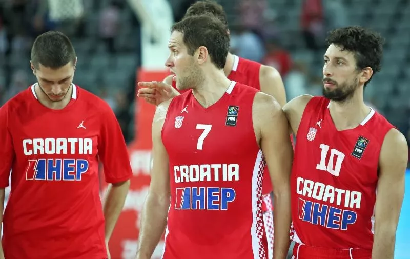Tužna lica hrvatskih košarkaša