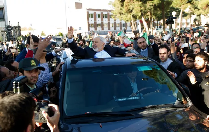 Iranski ministar Zarif u Teheranu je dočekan kao heroj