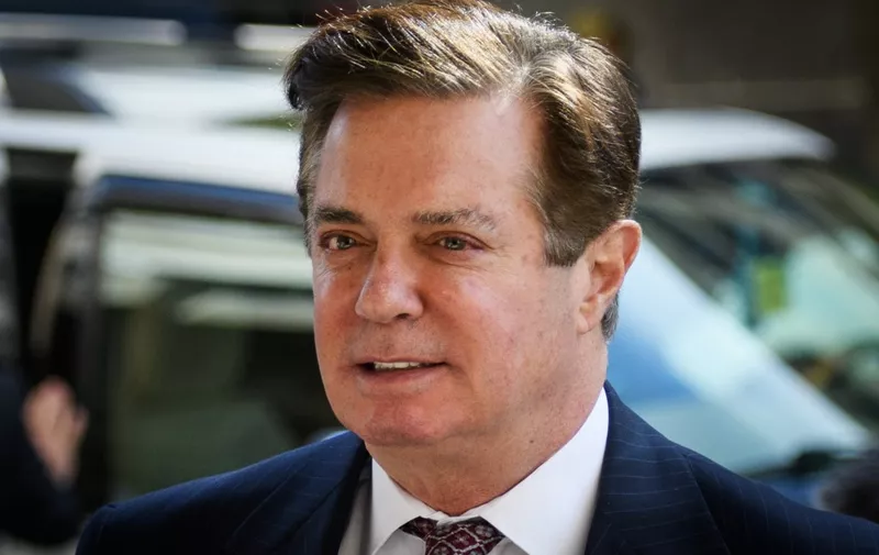 (FILES) In this file photo Paul Manafort arrives for a hearing at US District Court on June 15, 2018 in Washington, DC. - US President Donald Trump issued a new raft of pardons on December 23 for allies including Jared Kushner's father, adding to a long list he has granted in his waning days in office.
In addition to the pardon for Charles Kushner -- the father of his son-in-law -- Trump also pardoned his 2016 campaign chairman Paul Manafort and longtime ally Roger Stone, the White House said in a statement. (Photo by MANDEL NGAN / AFP)