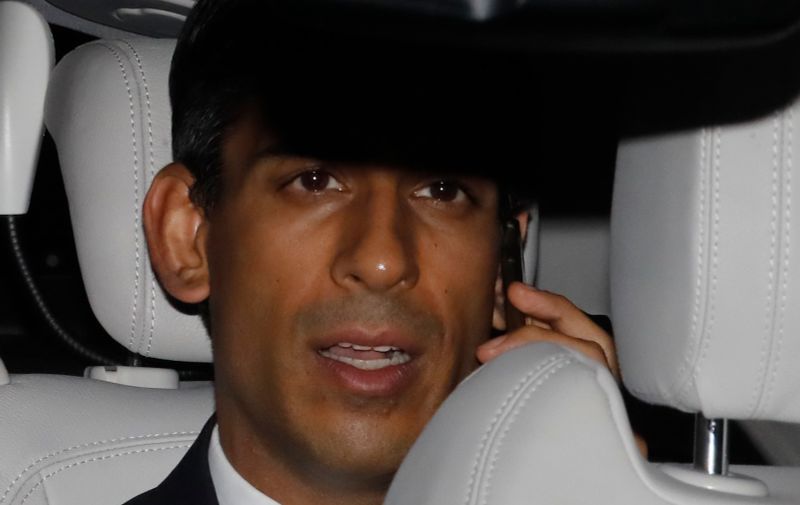 Britain's Chief Secretary to the Treasury Rishi Sunak leaves the Houses of Parliament in London on October 22, 2019 after debate and votes on the Withdrawl Agreement Bill. British MPs gave their initial approval Tuesday to legislation enacting Prime Minister Boris Johnson's EU divorce deal -- but rejected his plan to rush it through parliament, opening the door for yet another Brexit delay., Image: 478435737, License: Rights-managed, Restrictions: , Model Release: no, Credit line: Tolga AKMEN / AFP / Profimedia