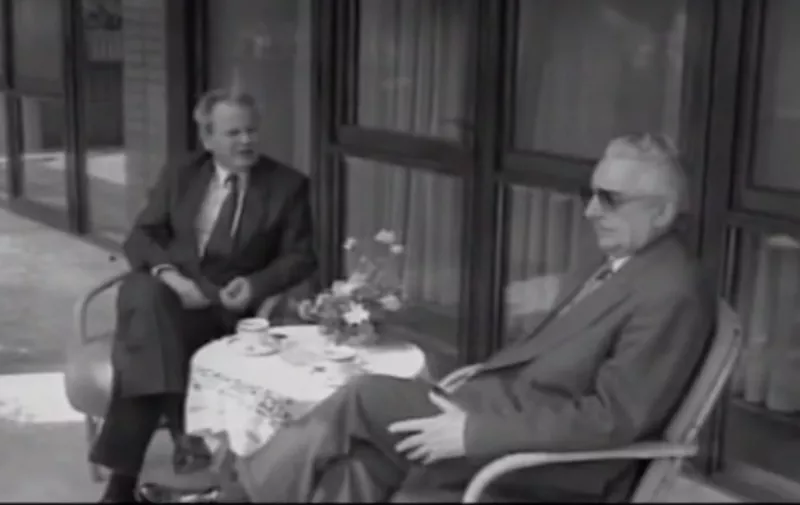 Milošević i dr. Tuđman na terasi vile u Karađarđevu