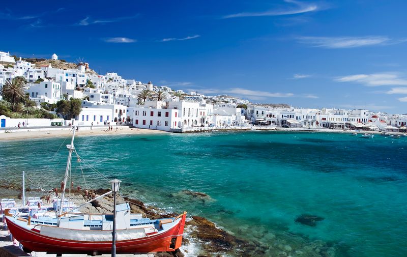 Bay of Mykonos in Greece, Image: 379844112, License: Royalty-free, Restrictions: , Model Release: yes, Credit line: tepic / DPphoto / Profimedia