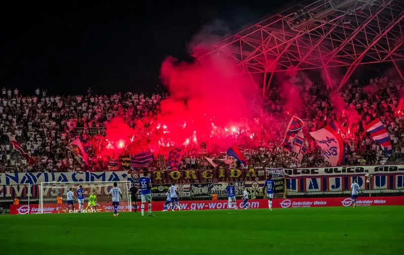 13.08.2023., Gradski stadion Poljud, Split - SuperSport HNL, 04. kolo, HNK Hajduk - NK Slaven Belupo.