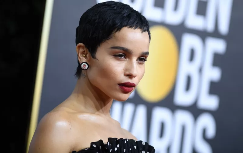 US actress Zoe Kravitz arrives for the 77th annual Golden Globe Awards on January 5, 2020, at The Beverly Hilton hotel in Beverly Hills, California. (Photo by VALERIE MACON / AFP)