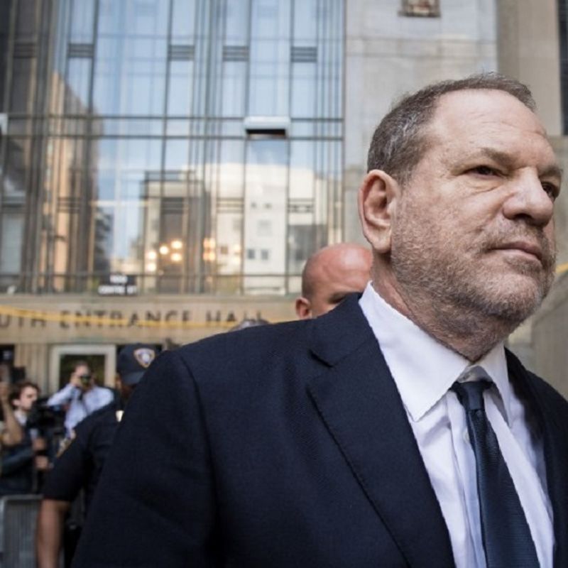 NEW YORK, NY - JUNE 5: Harvey Weinstein exits State Supreme Court, June 5, 2018 in New York City. Weinstein pleaded not guilty on two counts of rape and one count of a criminal sexual act.   Drew Angerer/Getty Images/AFP