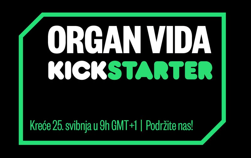 Vizualni identitet Kickstarter kampanje Organa Vida